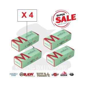 Tubetti per sigarette Mascotte Regular 8 mm – 4 scatole da 200 tubetti