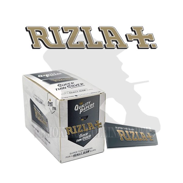 master-129 Rizla Silver Regular Zigarettenpapier – Packung mit 100 Heftchen