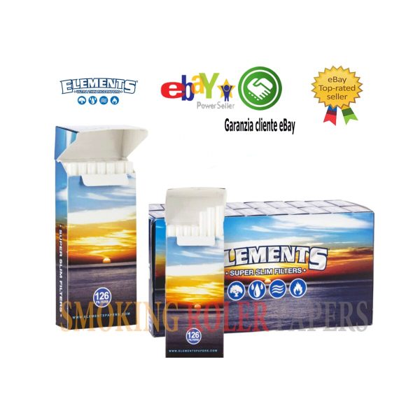 master-15 Filtri Elements Super Slim 5 mm in stick – 126 filtri