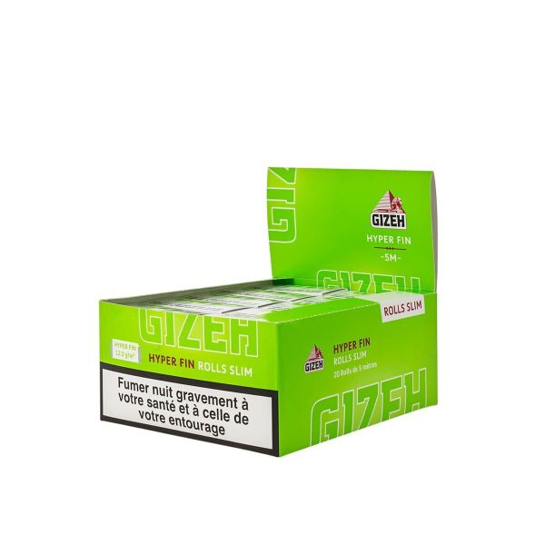 master-187 Cartine a rotolo Gizeh Fine Rolls Slim – 20 rotolini
