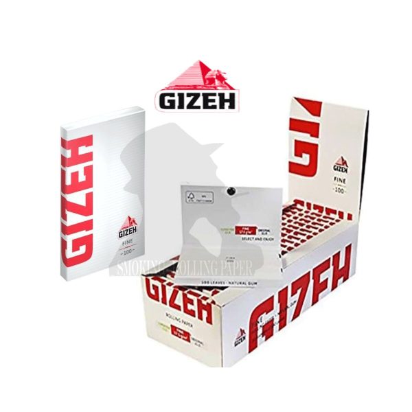 Papier à rouler Gizeh Fine Red Regular – lot de 20 carnets
