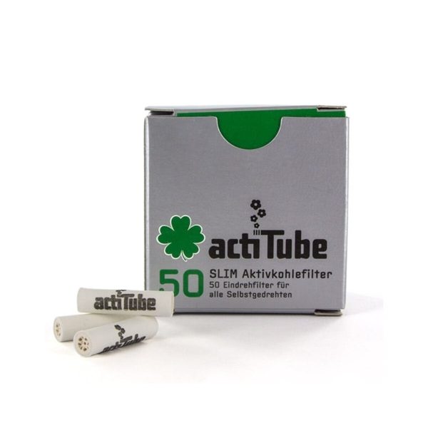ActiTube Slim 7 mm Aktivkohlefilter – 50 Filter