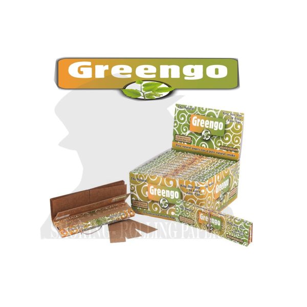master-204 Cartine Greengo Green King Size Slim con filtri – Confezione da 24 libretti