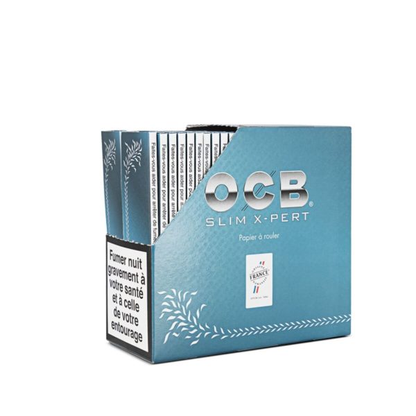 master-207 Papier à rouler OCB X-Pert Blue King Size Slim – lot de 50 carnets