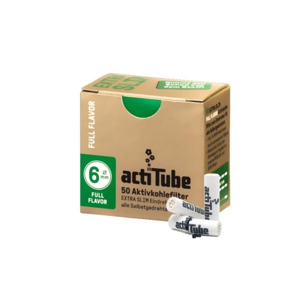 master-21 Filtri ai carboni attivi ActiTube Extra Slim 6 mm – 50 filtri