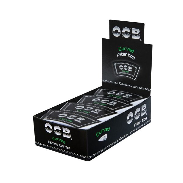 OCB Curved Slim perforierte Filtertips aus Karton in konischer Form