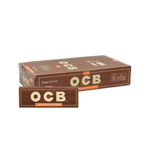 Cartine OCB Virgin Brown Medium 1¼ – Confezione da 25 libretti