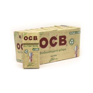 Filtri OCB Organic ECO Ultra Extra Slim 5,7 mm – 20 scatole da 120 filtri