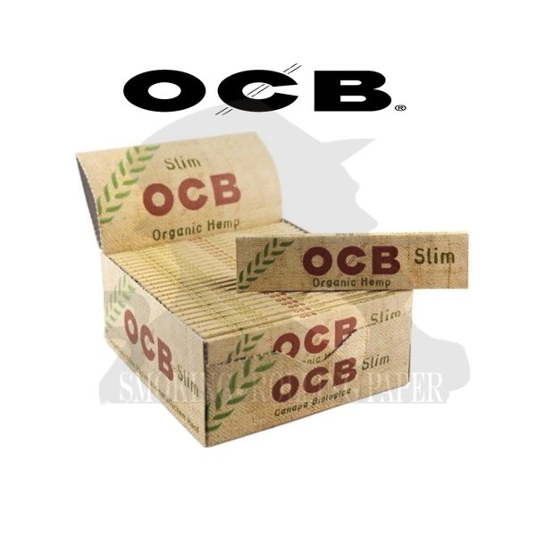 OCB Organic King Size Slim Zigarettenpapier – Packung mit 50 Heftchen