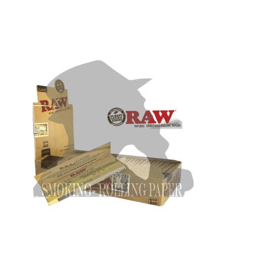 Cartine RAW Classic Medium 1¼ – Confezione da 24 libretti
