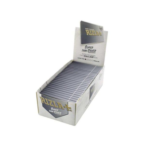 master-280 Rizla Silver Regular Zigarettenpapier – Packung mit 50 Heftchen