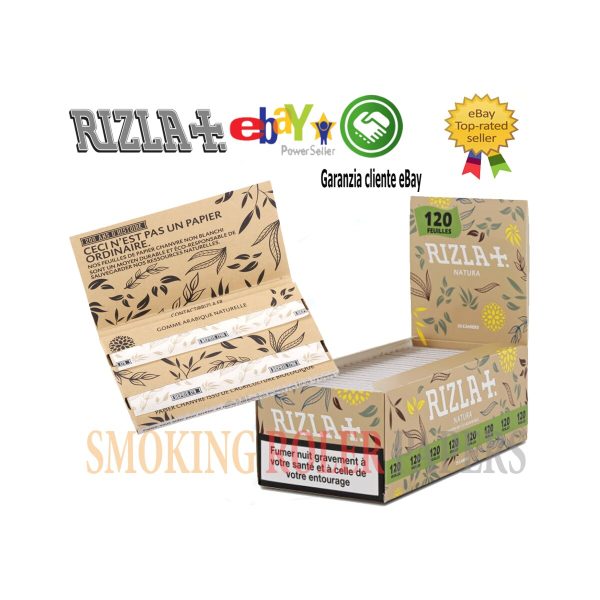 master-285 Rizla Natura Regular Size Rolling Papers – Pack of 25 Booklets