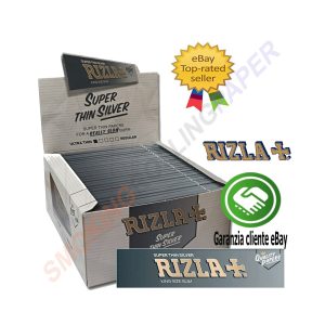 Cartine Rizla Silver King Size – Confezione da 50 libretti