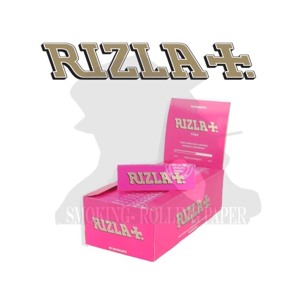 master-292 Rizla Pink Regular Size Rolling Papers – Pack of 50 Booklets