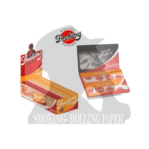 Cartine Smoking Orange Corte Regular – Confezione da 25 libretti