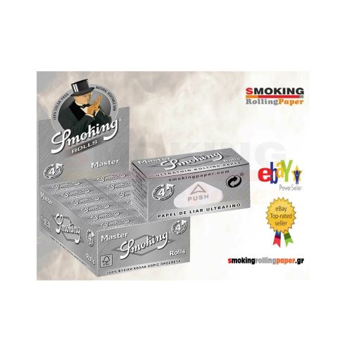 master-333 Cartine a rotolo Smoking Master Rolls Ultra Slim 4 m – 24 rotoli