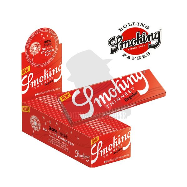 master-336 Smoking Thinnest Regular 69 × 37 mm Rolling Papers – 50 Booklets of 60 Sheets