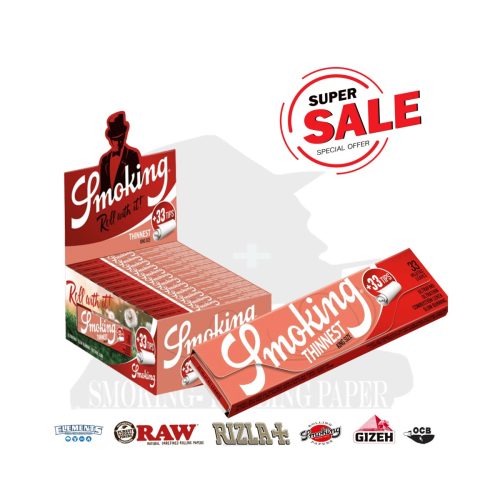 master-346 Cartine Smoking Thinnest King Size Slim con filtri – Confezione da 24 libretti