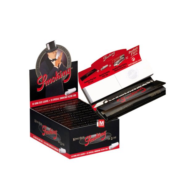 master-350 Cartine Smoking Deluxe King Size con filtri – Confezione da 24 libretti