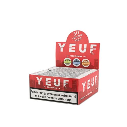Cartine YEUF Original King Size – Confezione da 50 libretti