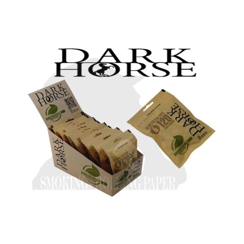 Filtri Dark Horse Slim 6 mm biologici, non sbiancati e biodegradabili – 10 bustine da 120 filtri