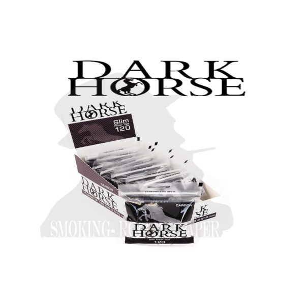 Dark Horse Slim 6 mm Aktivkohlefilter – 10 Beutel à 120 Filter