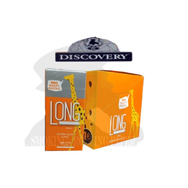 master-54 Discovery Slim Pocket 5,7 mm Zigarettenfilter extra lang – 10 Packungen à 80 Filter