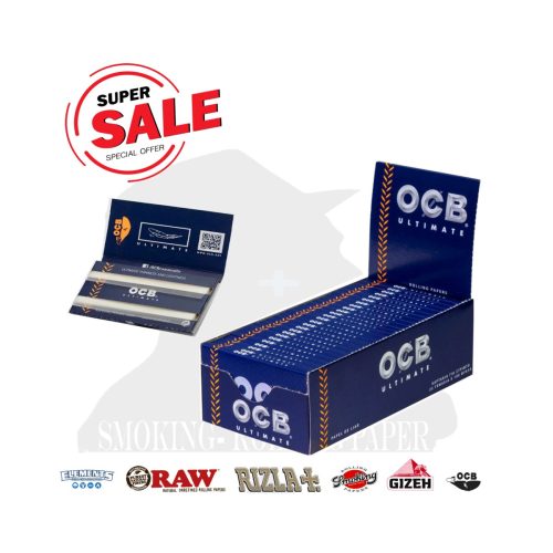 Cartine OCB Ultimate Regular Doppie – 25 libretti da 100 cartine