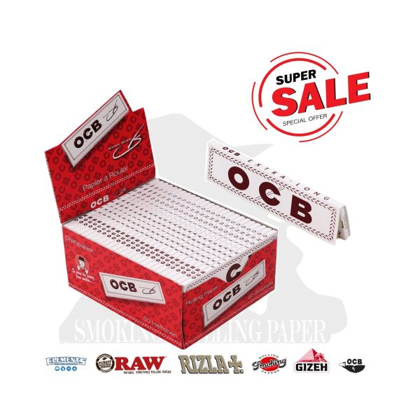 master-85 Cartine OCB White King Size – Confezione da 50 libretti