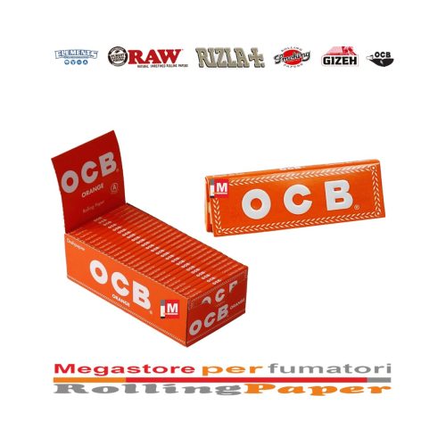Cartine OCB Orange Corte Regular – Confezione da 50 libretti