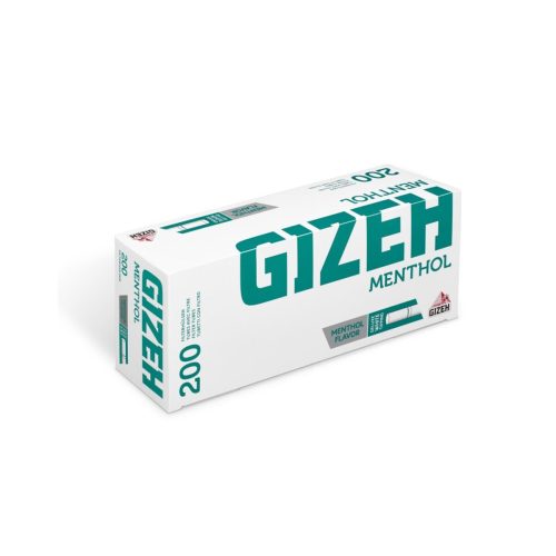 Tubetti per sigarette Gizeh Menthol King Size con filtro – Confezione da 200 tubetti